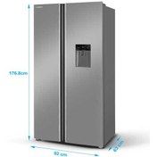 تصویر خرید یخچال فریزر ساید بای ساید TS550 ایکس ویژن 