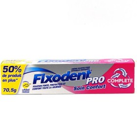 تصویر چسب دندان مصنوعی فیکسودنت(Fixodent)، مدل Comfort Care، وزن 70.5 گرم Fixodent pro complete Comfort care