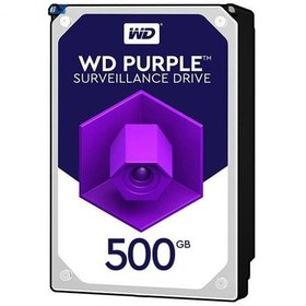 تصویر هارد اينترنال وسترن ديجيتال Purple ظرفيت 500 گيگابايت 