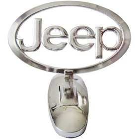 تصویر آرم روی کاپوت (ایستاده) طرح JEEP کد 2365 