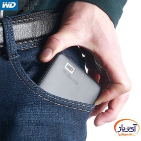 تصویر هارد اکسترنال وسترن دیجیتال مدل Elements ظرفیت 2 ترابایت Western Digital Elements External Hard Drive - 2TB