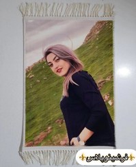 تصویر تابلوفرش (فرشینه) چهره با طرح و عکس و ابعاد دلخواه|تبدیل عکس به تابلوفرش Custom made carpet panel