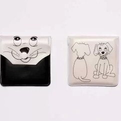 تصویر زیرسیگاری جیبی با قلب های رنگارنگ 