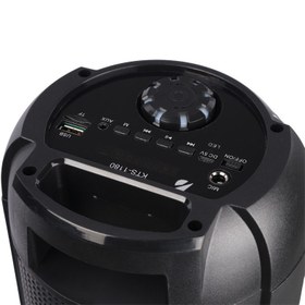 تصویر اسپیکر بلوتوثی رم و فلش خور KTS-1180 + ریموت کنترل KTS-1180 Wireless Speaker