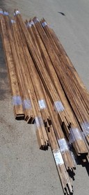 تصویر چوب روسی خام و رنگ شده - رنگ شده قهوه ای / 11میل / 4متری ا russian wood russian wood