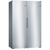 تصویر یخچال فریزر دوقلو 640 لیتر بوش سیلور KSV36VL3PG GSN36VL3PG سری 4 640 liter twin fridge freezer Bosch Silver KSV36VL3PG GSN36VL3PG series 4