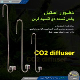 تصویر دیفیوزر کوچک استیل پخش کننده دی اکسید کربن Co2 steel diffiuser small