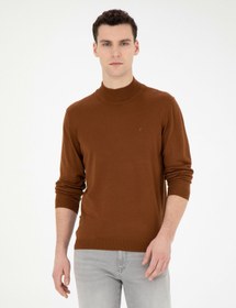 تصویر Taba Slim Fit Yarım Balıkçı Yaka Yün Karışımlı Basic Triko Kazak 50270055-vr099 