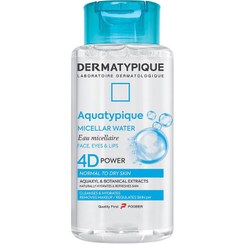 تصویر محلول پاک کننده آرایش پوست نرمال تا خشک آکواتیپیک درماتیپیک Aquatypique Micellar Water DERMATYPIQUE