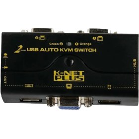 تصویر سوییچ 2 پورت KVM کی نت پلاس مدل KP-SWKV002 K.Net Plus KP-SWKV002 2-Port KVM Switch