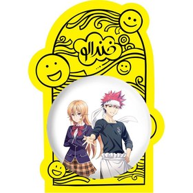 تصویر آینه تاشو سوما و ارینا انیمه جنگ غذاها Food Wars 