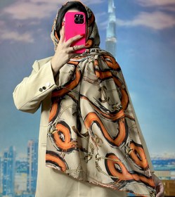 تصویر شال طرح دار 