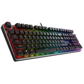 تصویر کیبورد مکانیکال گیمینگ رپو مدل V700RGB Alloy Blue Switch Rapoo V700RGB Alloy Blue Switch Wired Mechanical Gaming Keyboard