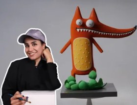 تصویر کیک حجمی - روباه مولی 