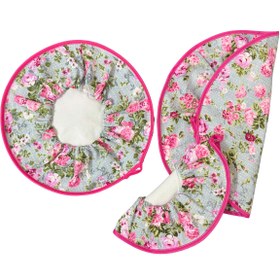 تصویر دم کنی ۳ تکه طرح گل عروس 