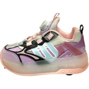 تصویر کفش اسکیتی بچگانه بی کی جی کیدز مدل چراغدار Ba277 - 3 