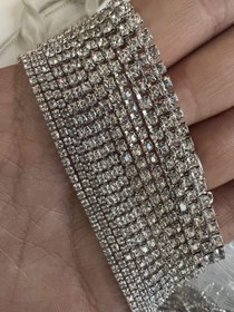 تصویر نگین متری نقره ای 