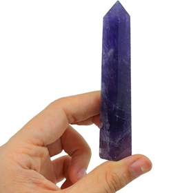 تصویر منشور سنگی آمیتیست amethyst prism