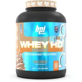 تصویر مکمل پروتئین وی اچ دی وانیل کارامل بی پی آی اسپورت Whey HD BPI Sports Vanilla caramel Protein 