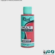 تصویر رنگ مولتی سورفیس نیمه مات ریچ قرمز کد 2158 حجم 120 میلی لیتر 