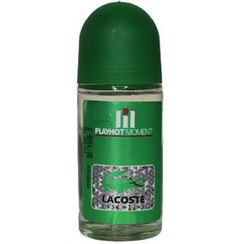 تصویر مام رول مردانه ضد تعریق پلی هات مومنت مدل Essential lacoste حجم 50mL essential lacoste men's antiperspirant mam roll