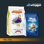 تصویر خوراک کبوتر مسافتی سپهردانه بسته 25 کیلویی (پس کرایه) 