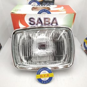 تصویر بلوری چراغ جلو موتور سیکلت مخصوص هوندا 125CC مدل فلزی برند SABA صبا 