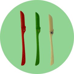 تصویر دسته تیغ اصلاح ابرو مجموعه 3 عددی 