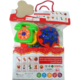 تصویر ست جغجغه مدل BABY CONCERT مجموعه 8 عددی BABY CONCERT rattle set, set of 8 pieces