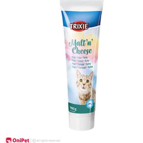 تصویر خمیر مالت تریکسی گربه با طعم پنیر Trixie cat cheese malt paste