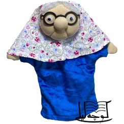 تصویر عروسک دستکشی پیرزن 