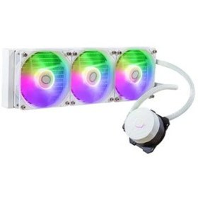 تصویر خنک کننده پردازنده Cpu Fan Coolermaster Core ARGB White MasterLiquid 360L 