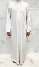 تصویر دشداشه سفید سایز ۳ ایکس ال 