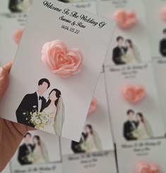 تصویر شمع رز قلبی 5سانتی 