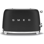 تصویر توستر اسمگ مدل TSF01 مشکی مات SMEG TSF01BLMUK Toaster