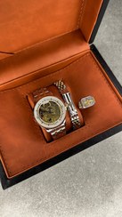 تصویر ساعت مچی رولکس اتوماتیک طلایی سفید 