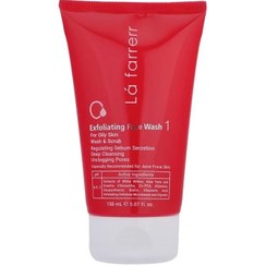 تصویر ژل شستشو لایه بردار لافارر پوست چرب 