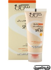 تصویر کرم ضد آفتاب سی گل رنگی فاقد چربی SPF30 مناسب پوست معمولی تا چرب 40 میل Seagull Sunscreen Cream Sunpro Tined Oil Free For Normal to Oily Skin SPF30 40ml