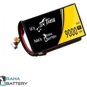 تصویر باتری لیتیوم پلیمر 4 سل 9000mAh 25C 