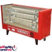 تصویر بخاری برقی اخوان سه شعله ا Akhwan three-flame electric heater Akhwan three-flame electric heater