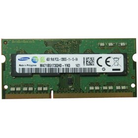 تصویر رم لپ تاپ DDR3L تک کاناله 1600 مگاهرتز CL11 سامسونگ مدل 12800S ظرفیت 4 گیگابایت 