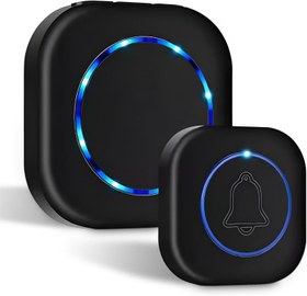 تصویر زنگ درب بی‌سیم Blendura ضد آب 