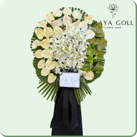 تصویر تاج گل ترحیم سوگ 