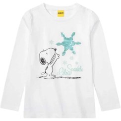 تصویر بلوز آستین بلند دخترانه طرح پینات 