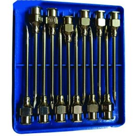 تصویر سوزن فرشینه بافی (3 عدد) به رنگ استیل 