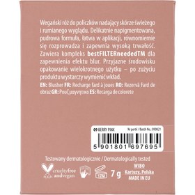 تصویر رژگونه نام NAM TOUCH OF COLOR BLUSHER BERRY PINK 09 NAM TOUCH OF COLOR BLUSHER BERRY PINK 09