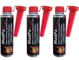 تصویر مکمل سوخت و اکتان مدپاتکس سوپر اکتان بوستر پرو نانو تکنولوژی پک 3 تایی 280ml Super Octane Booster Compatible 280ml