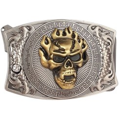 تصویر کمربند چاقو مخفی اسکلت و اتش کد be20 