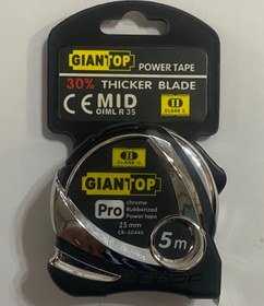 تصویر متر فلزی کمری ۵ متری جیان تاب مدل 5G44X Giantop metal tape measure model 5G44X