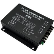 تصویر مبدل برق 24به12 ولت 100آمپر 